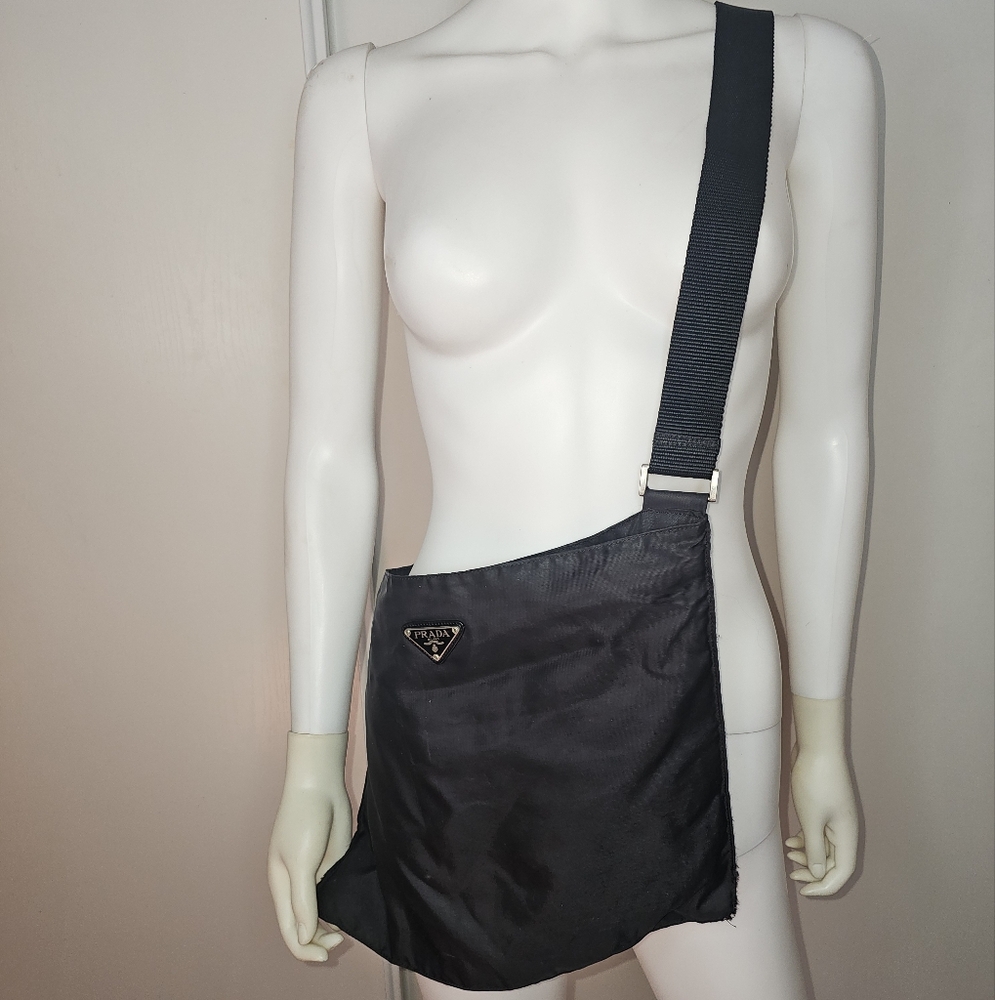 Inspired Black Men's Messenger Bag Adjustable Strap